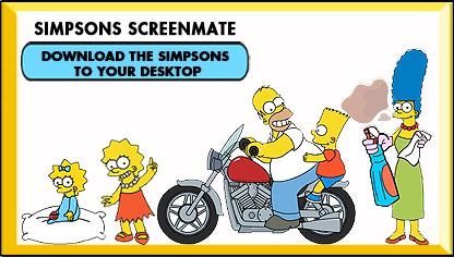 simpsons screenmate download the simpsons to your desktop