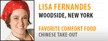 Top Chef contestant Lisa Fernandes from Woodside, New York