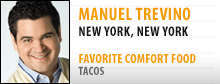 Top Chef contestant Manuel Trevino from New York, New York