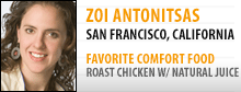 Top Chef contestant Zoi Antonitsas from San Francisco, California