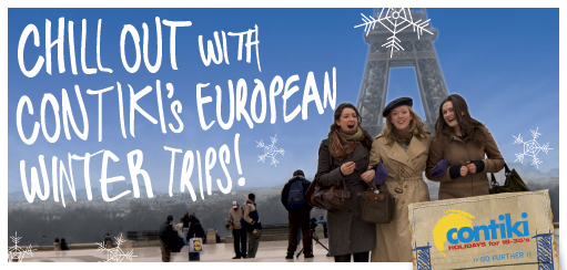 Chill out with Contiki's European winter trips!