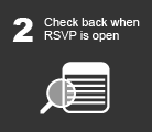 Check back when RSVP is open