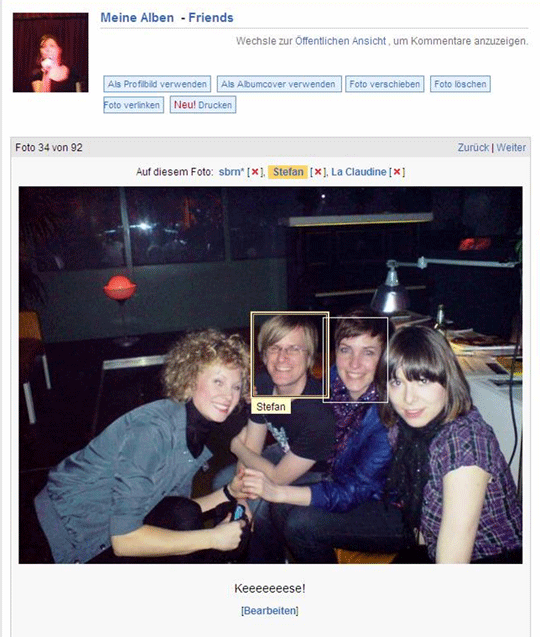 Lass dich von Fans auf Konzertfotos verlinken