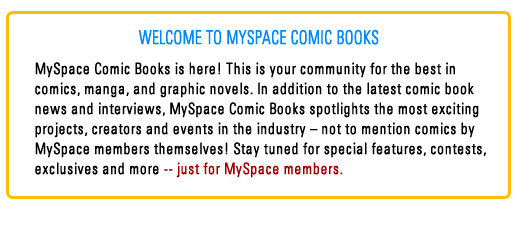 MySpace Comic Books