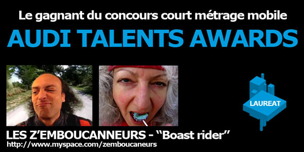 Le gagnant du concours court metrage mobile audi talents awards 2009