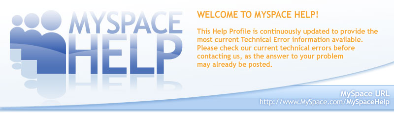 MySpace Help