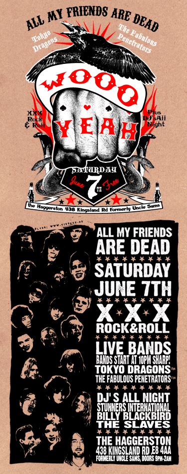 Click for the tagged version with links to all bands and djs!